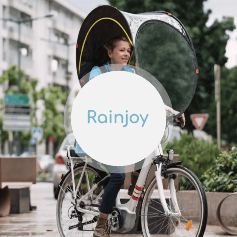 La Bub-Up, le toit vélo pour protéger les cyclistes de la pluie